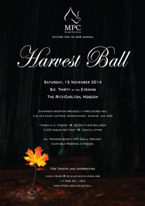 MPC Harvest Ball 2014